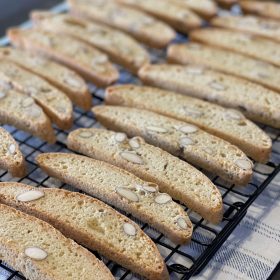 Biscotti Fresh from the Oven